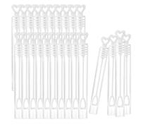 Wedding Bubble Tubes - 24 Piece Love Test Tube Bubble Bottles, Party Favor Set, Romantic Celebration Bubbles, Decorative Event Supplies | for Weddings Valentine’s Day Anniversaries Party Events Use