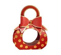 Wedding Candy Boxes, Clear Window Elegant Containers, Candy Packaging Box with Handle, Party Favor Boxes for Chocolate, Valentines, Birthday, Thanksgiving, Holiday, Offices, Home, New Year, School