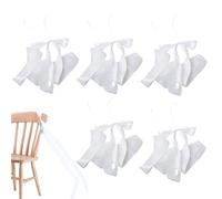 Wedding Car Ribbons and Bows - Extended Pew Ribbon Church Chair Decor | 5X Wedding Party Bow Ribbon Aisle Decorations | Christmas Pull Bows Gift Wrap Bows for Gift for Indoor Outdoor Bench Seat Dor