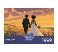Wedding Couple Walk Pièces Imbriquées Durables Loisir pour Le Temps Libre, Les Soirées, Les W nds Et Les Périodes De Vacances 70x50cm/1000pcs