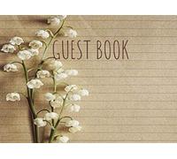 Wedding Guest Book: Flowers Rustic Stone Wall For Reception Sign In Notebook (100 Pages)