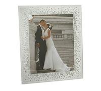 Wedding Mirror Glass Frame Starburst Crystals Design For 8x10 Pictures by Juliana