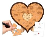 Wedding Puzzle, Wooden Heart Set, Commemorative Stand, Precision Interlocking Grain Design, Symbolic Unity Assembly Tech, Premium Artisan Hardware, Natural Oak Finish for Day Night