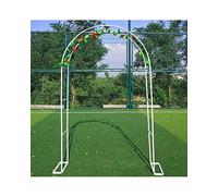 Wedding Rose Arch Metal Garden Trellis - Galvanized Pergola for Climbing Plants 80x200 cm - Elegant Outdoor Decoration for Weddings & Events