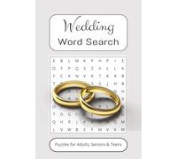 Wedding Word Search Puzzle Book: Word Searches with Easy to Read Print about Weddings, Marriage, Love and More | 6 x 9 inches, 110 pages | 50+ Puzzles... Gift for Vacations, Holidays and Free Times
