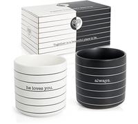 WeddingTree, Lot de 2 Mugs Partenaires - Cadeau de Mariage - Mugs pour Les Couples, pour Un Mariage, des fiançailles, Un Anniversaire de Mariage - Cadeau de Mariage pour Un Couple - Mugs Partenaires