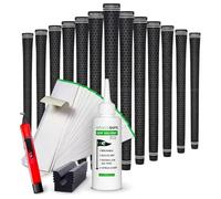Wedge Guys Kit de grip pour clubs de golf - Qualité professionnelle - Au choix - une lame de crochet, 15 ou 30 bandes adhésives, un solvant de préhension de 15 ou 227 g et un étau en caoutchouc