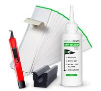 Wedge Guys Kit de grip pour clubs de golf - Qualité professionnelle - Au choix - une lame de crochet, 15 ou 30 bandes adhésives, un solvant de préhension de 15 ou 227 g et un étau en caoutchouc