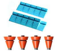 Wedgek AZ4 Guides d'angle Bleu pour Pierre à aiguiser Orange pour tiges