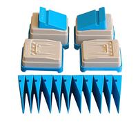 Wedgek Guides d'angle XL combinés de 11°-23° et 24°-43° pour aiguiser sur pierre, modèle LR5 par AngleGuide