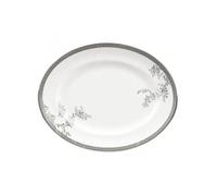 Wedgwood Plat de service ovale Vera Wang Lace Platinum 35 cm