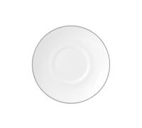 Wedgwood Soucoupe à espresso Vera Wang Blanc Sur Blanc Ø12.5 cm