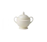 Wedgwood Sucrier avec couvercle Edme blanc