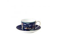 Wedgwood Tasse Wonderlust avec soucoupe blue pagoda