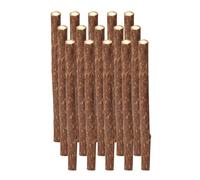 Wedhapy Bâtonnets d'herbe à Chat Silvervine Matatabi naturels à mâcher Jouet molaire pour Le Nettoyage des Dents de Chat 15 pièces Bâtonnets Silvervine pour Chats