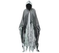 Wedhapy Cape de la Faucheuse, Cape d'halloween avec Capuche, déguisement de sorcière effrayante, pour Homme et Femme, Accessoire Cosplay pour Adulte