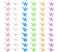 Wedhapy Clips pour Plantes Clips pour Plantes 60 pièces en Plastique en Forme de Libellule orchidée pour Soutenir Les tiges de Vigne Les grimpantes Poussent Debout 1, 5x1, 6 Pouces