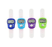 Wedhapy Compteur électronique LCD à Doigts quadricolore, Compteur Manuel pour motoculteur