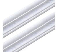Wedhapy Frise Murale Bordure De Papier Peint Auto-Adhésive Bordure De Moulage en Mousse Auto-Adhésive Garniture De Moulage 3D Autocollant De Bord De Mur Étanche 2,35 M 2PCS Style 1