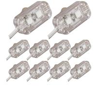 Wedhapy Lot de 10 modules LED blancs de 6 m (19, 7 pi) avec 10 LED pour guirlande lumineuse décorative d'Halloween (lettres enseignes etc.).