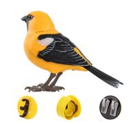 Wedhapy Oiseau Robot Chanteur Jouet Oiseau électrique Qui Chante et gazouille activé par Le Mouvement et Le Son Fonctionne sur Piles Jouet interactif Mignon pour Enfants Style 1