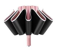 Wedhapy Parapluie inversé coupe-vent parapluie automatique réversible protection solaire UPF 50+ résistant au vent pliable pour femmes hommes et enfants idéal pour les voyages.