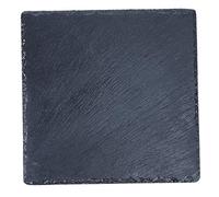 Wedhapy Tortue Ardoise Plaque Reptile Se Prélasser Ardoise Aquarium Ardoise Reptile Habitat Roche Tortue Ardoise Reptile Se Prélasser Plate-Forme Plat d'alimentation Noir S