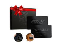 wedjat Carte Anti RFID/NFC ADHÉSIVE - Kit 2 Cartes avec 3M Premium | Protection Carte Bancaire, Passeport & Navigo | Haut de Gamme, Discret & Durable | Cadeau Élégant