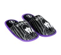 Wednesday Addams Mercredi Chaussons Maison Filles, Pantoufles Antidérapante, Taille EU 30/31