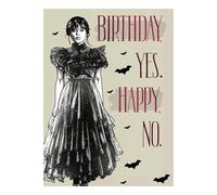 WEDNESDAY Carte d'anniversaire Addams Family