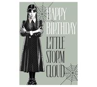 WEDNESDAY Carte d'anniversaire « Happy Birthday Little Storm Cloud »