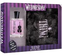 Wednesday Coffret cadeau avec eau de toilette 100 ml et trousse de toilette en peluche