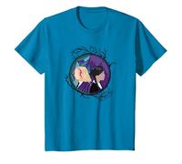 Wednesday Enid Stained Glass Spider Web Silhouettes Box Up T-Shirt