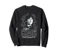 Wednesday I Cause Chaos I Don't Succumb To It Portrait Sweatshirt