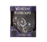 Wednesday Lampe Veilleuse Enfant Chauve - Souris LED Multicolores | Découpes chauve-souris, ombres gothiques, lampe de table, décoration salon, licence Wednesday, by Blue Sky Studios
