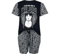 Wednesday Mercredi - I do My Best Work in The Dark Femme Pyjama Noir M