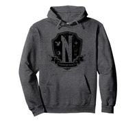 Wednesday Nevermore Academy Emblem Sweat à Capuche