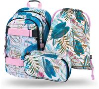 Wednesday Nevermore Ensemble Sac À Dos D'Écolier Pour Garçon Et Fille 3 Pièces Sac D'École Primaire Avec Sangle De Poitrine Et Cartable Ergonomique À Partir De La 3E Classe