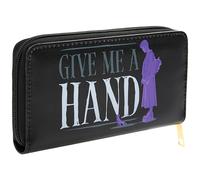 Wednesday Portefeuille Femme et Ado, Porte Monnaie Zippé avec Compartiments, Porte Cartes et Poche à Pièces, Cadeau Original