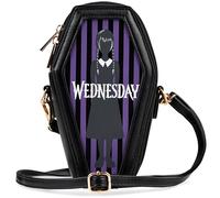 Wednesday Sac Fille et Ado Sac Bandoulière Femme Jeune en Forme Cercueil Avec Sangle Cadeau pour Elle Gothique