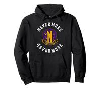 Wednesday Season 2 Nevermore 4 Evermore School Emblem Sweat à Capuche