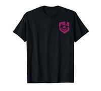 Wednesday Season 2 Ophelia Left Pocket Retro Purple Logo T-Shirt