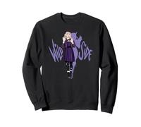 Wednesday Season 2 Wild Side Enid Claws Out Logo Sweatshirt