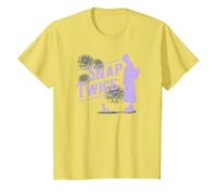 Wednesday Snap Twice Thing & Wednesday Silhouette Logo T-Shirt, Enfant, Citron, 10 Ans