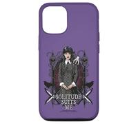 Wednesday Solitude Suits Me Cartoon Logo Coque pour iPhone 12/12 Pro