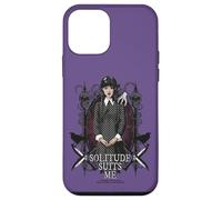 Wednesday Solitude Suits Me Cartoon Logo Coque pour iPhone 12 mini
