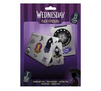 Wednesday Tech Lot de 33 autocollants Wednesday pour ordinateur portable, téléphones mobiles et tablettes (design Wednesday Nevermore) - Autocollants pour enfants, adultes - Produit officiel