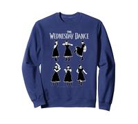 Wednesday The Wednesday Dance Moves Tutorial Sweatshirt, Unisexe pour Adultes, Bleu Marine, XXL