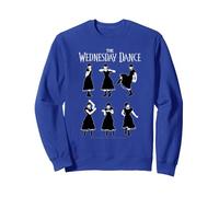 Wednesday The Wednesday Dance Moves Tutorial Sweatshirt, Unisexe pour Adultes, Bleu Royal, S