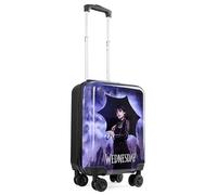 Wednesday Valise Cabine Enfant Fille Valise Mercredi Addams 49x33x22 cm 30L Carry on Luggage 4 roulettes Voyage Accessoires